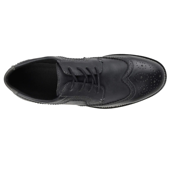 Vanc Co Drake Leather Wingtip Oxford in Black NEW - Picture 8 of 13